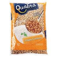 FEIJÃO CARIOCA TIPO 1 QUALITÁ PACOTE 1KG
