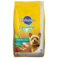 Ração para Cães Adultos Raças Pequenas Equilíbrio Natural PEDIGREE 1kg