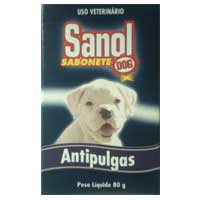 Sabonete Antipulgas SANOL DOG 80g