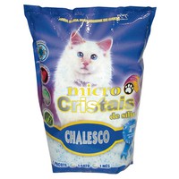 Areia Micro Cristas de Sílica Higiênica para Gatos CHALESCO 1,8kg